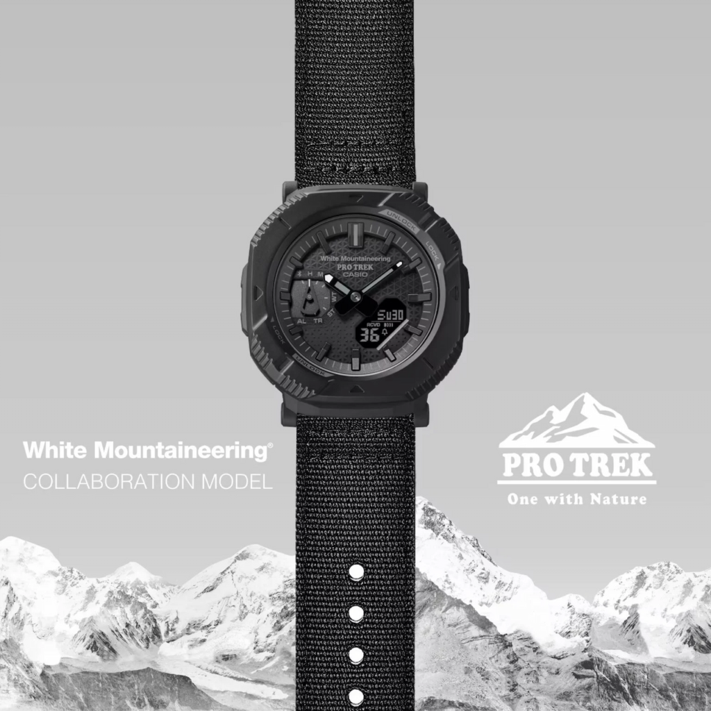 کاسیو در همکاری با برند مد White Mountaineering از توکیو، ساعت جدید Pro Trek PRJ-B001WM-1 را معرفی کرده است.