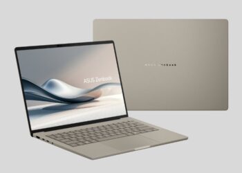 ایسوس Zenbook A14 با نمایشگر OLED و پردازنده اسنپدراگون X عرضه شد