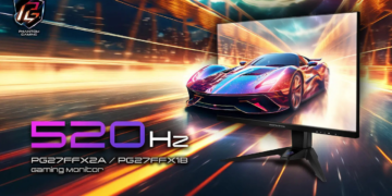 معرفی مانیتورهای جدید ASRock با نرخ تازه‌سازی ۵۲۰ هرتز و پنل IPS