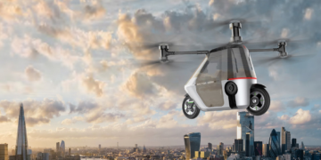 رونمایی از موتورسیکلت پرنده علمی-تخیلی Rictor Skyrider X1