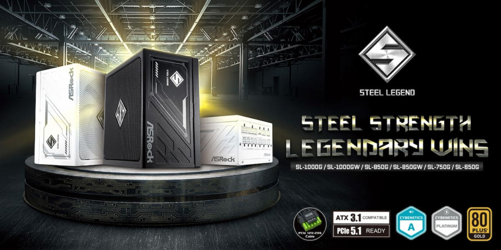 ASRock منابع تغذیه سری Phantom Gaming و Steel Legend