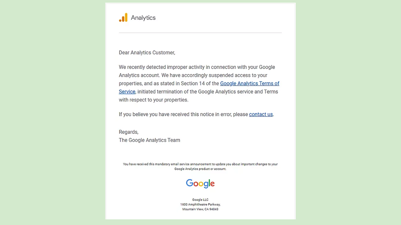 گوگل حساب‌های Google Analytics کاربران ایرانی را مسدود کرد