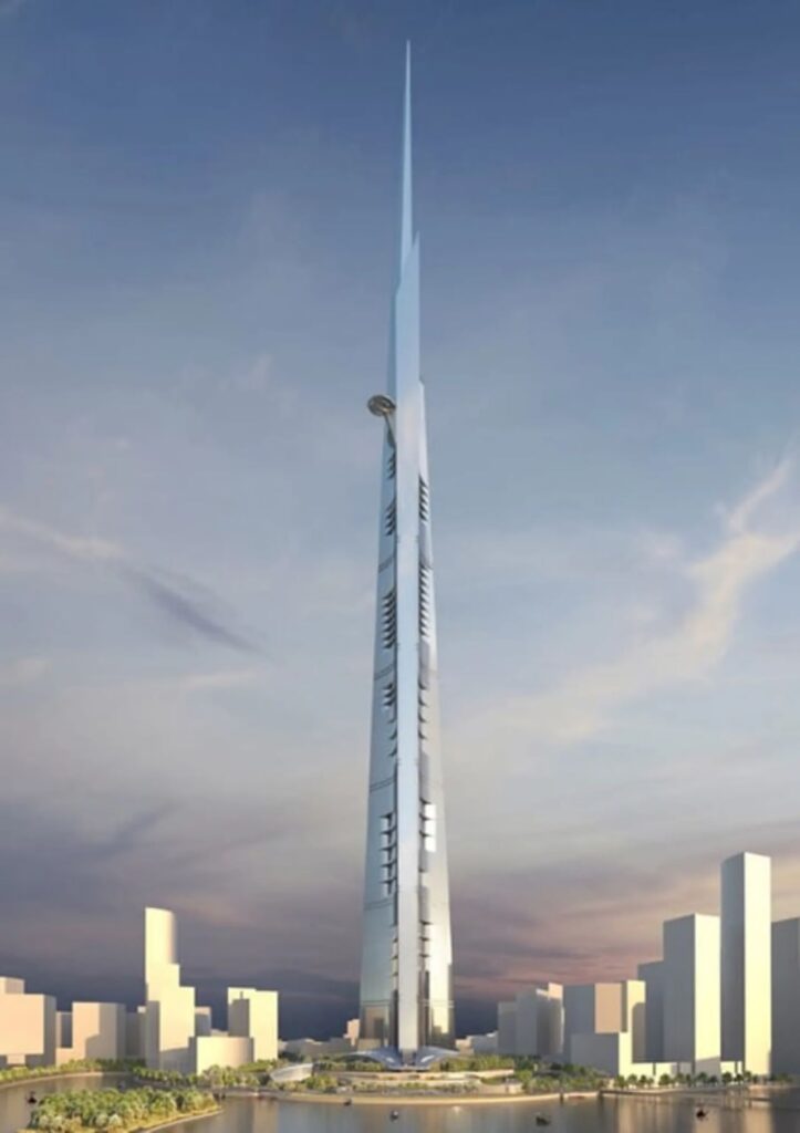 ساخت بلندترین آسمانخراش جهان در جده آغاز شده است