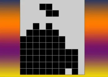 اجرای بازی تتریس در قالب PDF