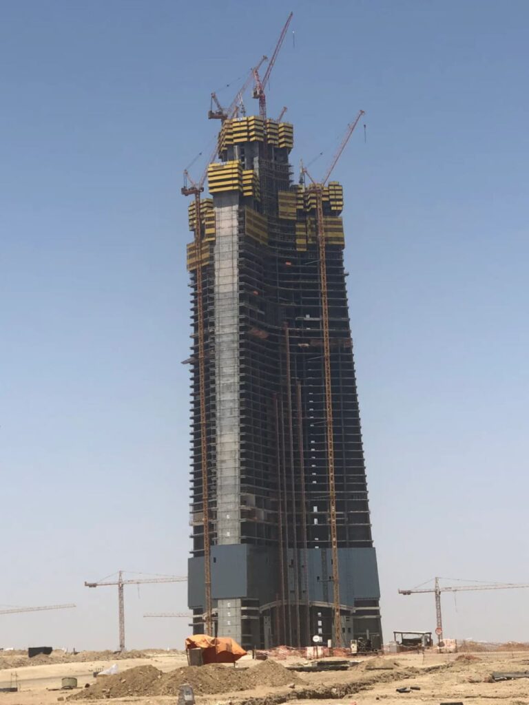 ساخت بلندترین آسمانخراش جهان در جده