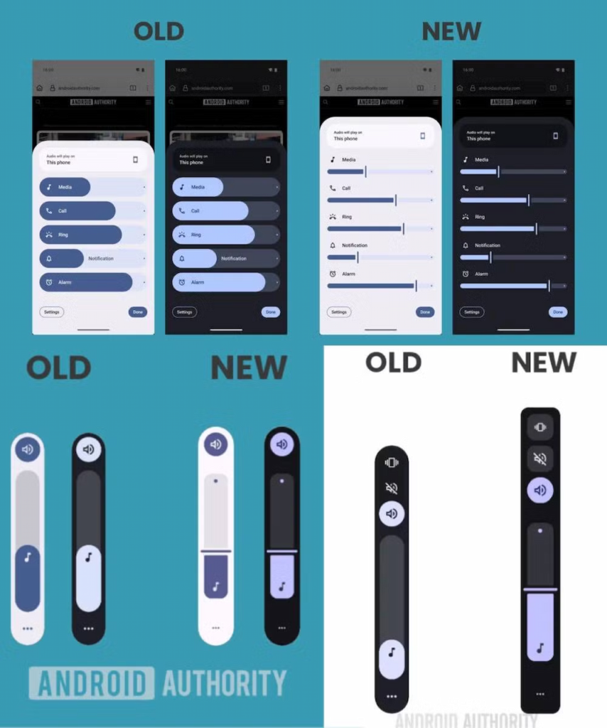 بر اساس اطلاعات منتشر شده، گوگل در حال بررسی طرح‌های جدیدی برای اسلایدرهای تنظیم صدا در اندروید ۱۶ است.