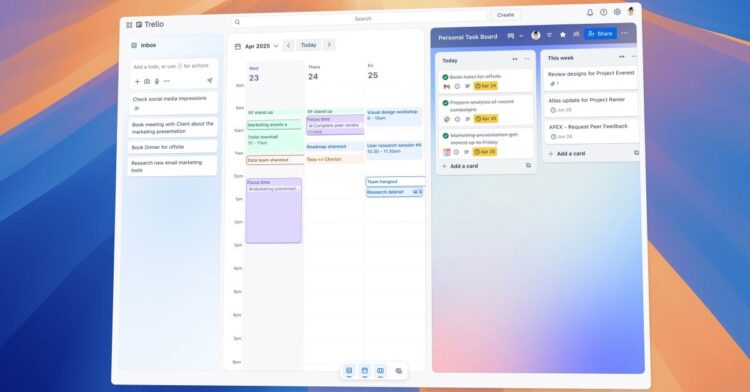 Trello با به‌روزرسانی جدید، مدیریت Slack، ایمیل و وظایف روزمره را آسان‌تر می‌کند