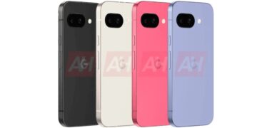 افشای تصاویر گوشی گوگل پیکسل 9a در گزینه‌های رنگی مختلف