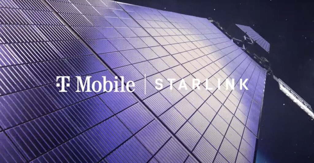 سرویس ارتباط ماهوارهای تی-موبایل با همکاری Starlink