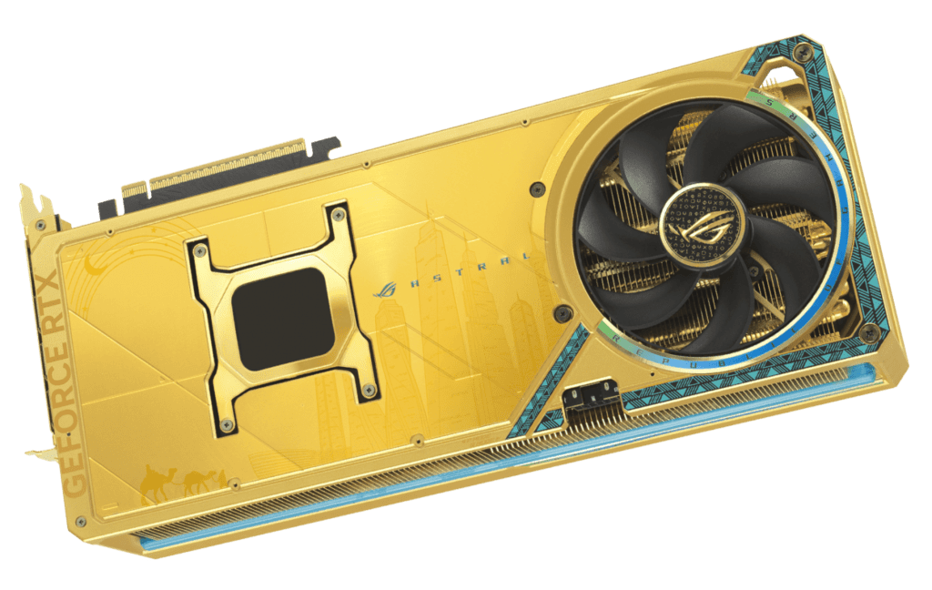 مشخصات فنی و قابلیتهای خنککنندگی پیشرفته ROG Astral GeForce RTX 5090 Dhahab OC