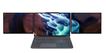 معرفی Magic Bay Module لنوو برای افزودن نمایشگرهای بیشتر به لپ‌تاپ