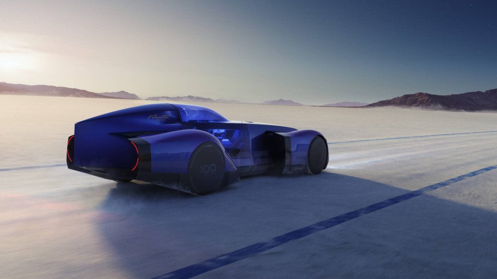 خودرو Filante Record 2025 رنو در نمایشگاه Rétromobile پاریس از تاریخ ۵ تا ۹ فوریه به نمایش گذاشته خواهد شد