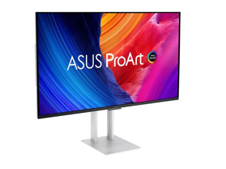 رونمایی ایسوس از مانیتور حرفه‌ای ProArt PA32UCDM؛ ترکیب OLED، وضوح 4K و درگاه Thunderbolt 4