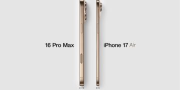 افشای ابعاد آیفون ۱۷ ایر و ۱۷ پرومکس؛ تنها تفاوت در ضخامت