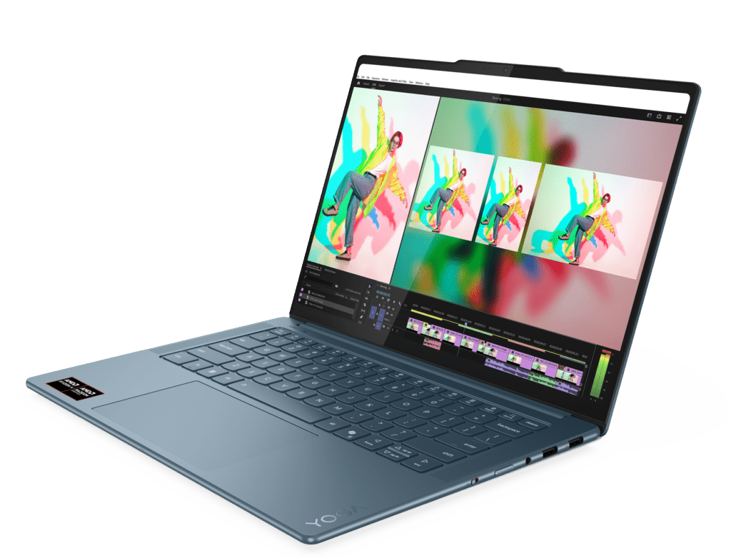 Yoga Pro 7 (14” 10) با پردازندههای سری AMD Ryzen AI 300 و کارت گرافیک AMD Radeon 880M