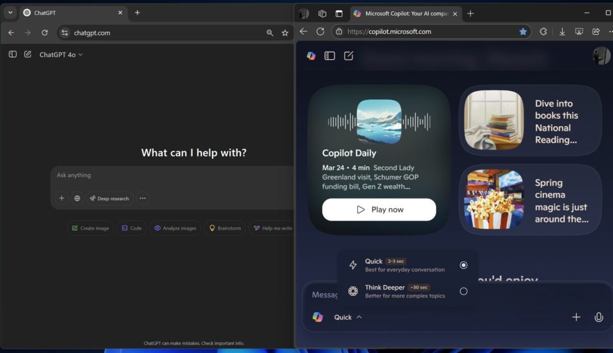 تغییر در ظاهر رابط کاربری Copilot