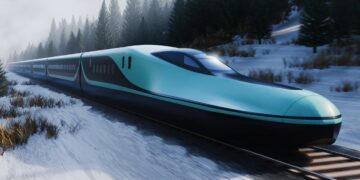 شرکت راه‌آهن شرق ژاپن (JR East) از قطار سریع‌السیر E10 Shinkansen رونمایی کرد که طراحی ظاهری آن از گلبرگ‌های شکوفه گیلاس الهام گرفته شده است.