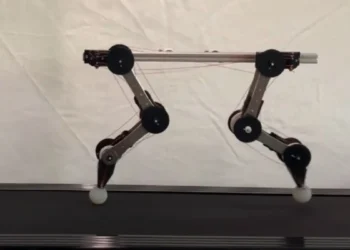 ساخت ربات بدون موتور با الهام‌ از حرکت سگ‌ها