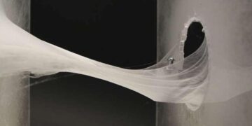 این ربات بافنده با الهام از عنکبوت‌ها قطعات جدید می‌بافد!