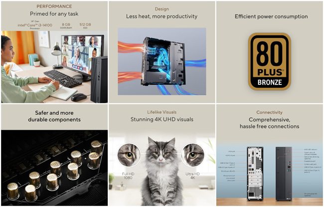 رایانه رومیزی S501 Small Form Factor ایسوس: جمعوجور اما قدرتمند