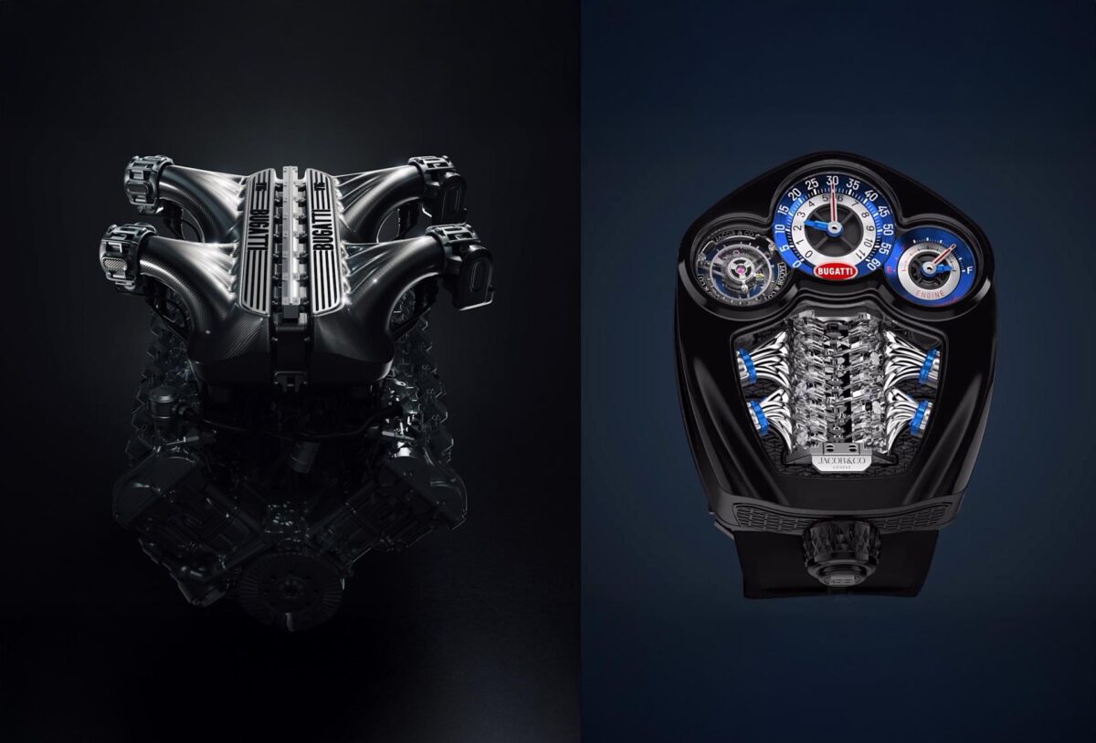 ساعت مچی Bugatti Tourbillon V16 رونمایی شد