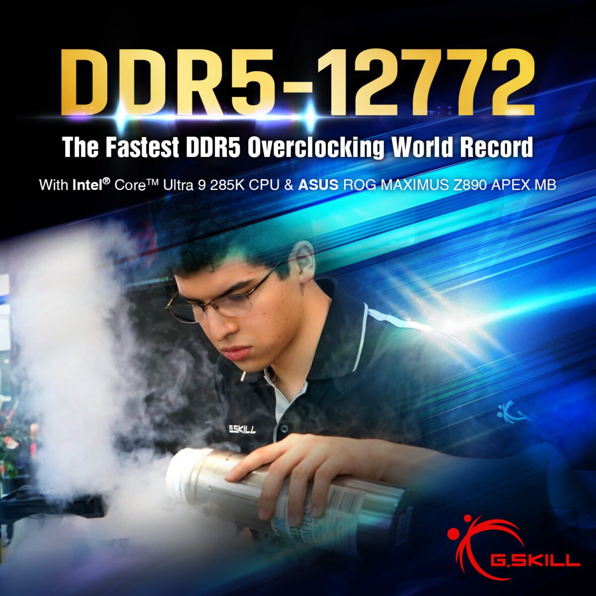 ثبت رکورد جهانی جدید در اورکلاک حافظه DDR5