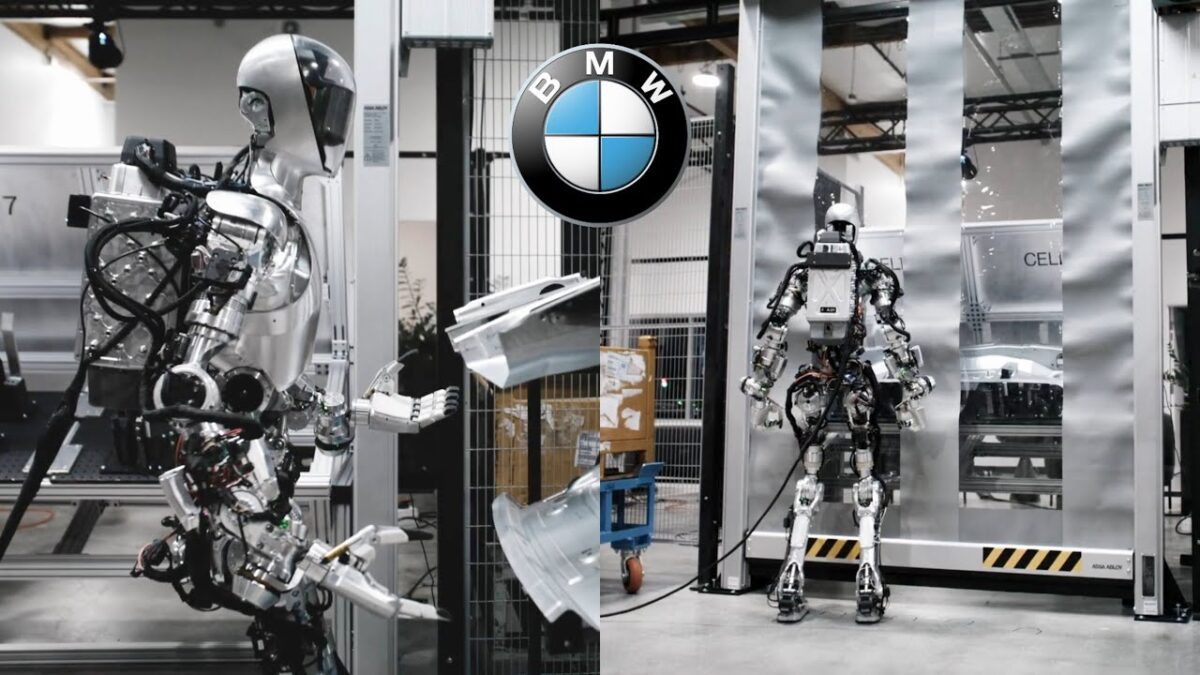 استفاده از رباتهای انساننما در خطوط تولید شرکت BMW
