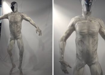 رونمایی از ربات انسان‌نمای شبح‌مانند Protoclone با ساختاری شبیه عضلات انسان