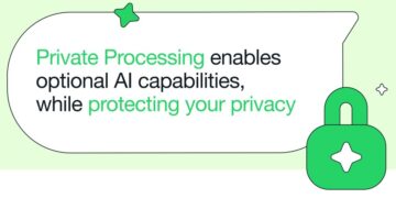 متا از قابلیت Private Processing برای افزایش امنیت ابزارهای هوش مصنوعی در واتساپ رونمایی کرد