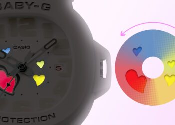 رونمایی از ساعت جدید کاسیو G-Shock با قابلیت تغییر رنگ