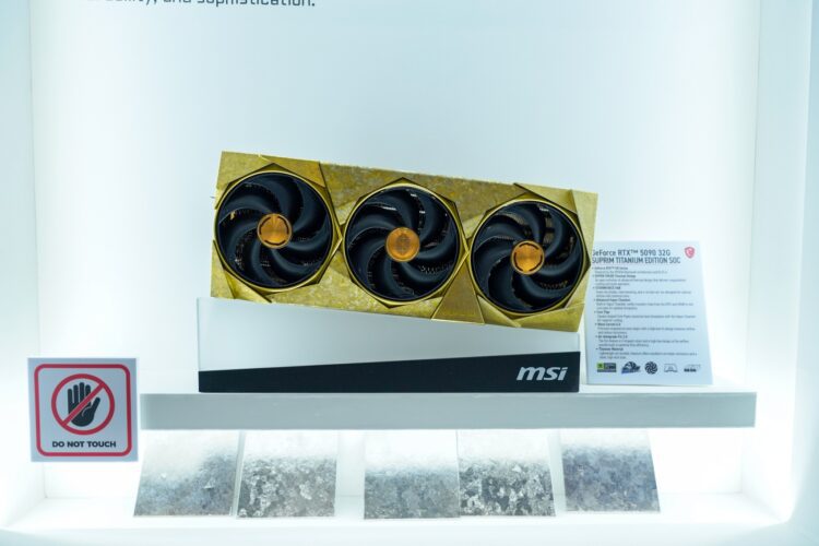 MSI از طراحی‌های جدید کارت‌های گرافیک سری RTX 50 رونمایی کرد