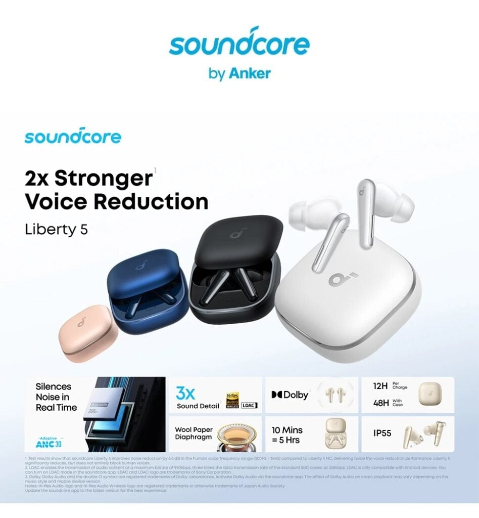 ایرباد Anker Soundcore Liberty 5