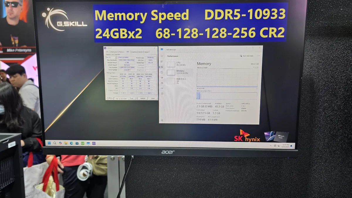 G-Skill از مجموعهای از حافظههای نسل جدید DDR5 با ظرفیتها و سرعتهای شگفتانگیز