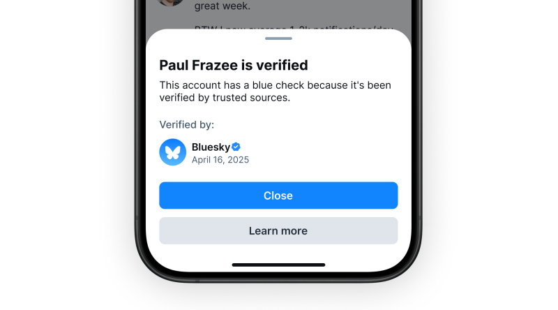 فرآیند احراز هویت Bluesky