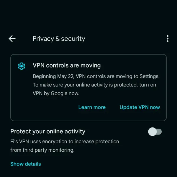 سرویس «Google Fi VPN» با «VPN by Google» جایگزین میشود