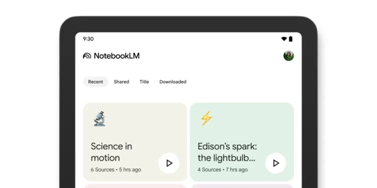 گوگل از اپلیکیشن بومی NotebookLM برای اندروید و آیفون رونمایی کرد