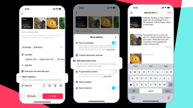 قابلیت AI Alive تیکتاک