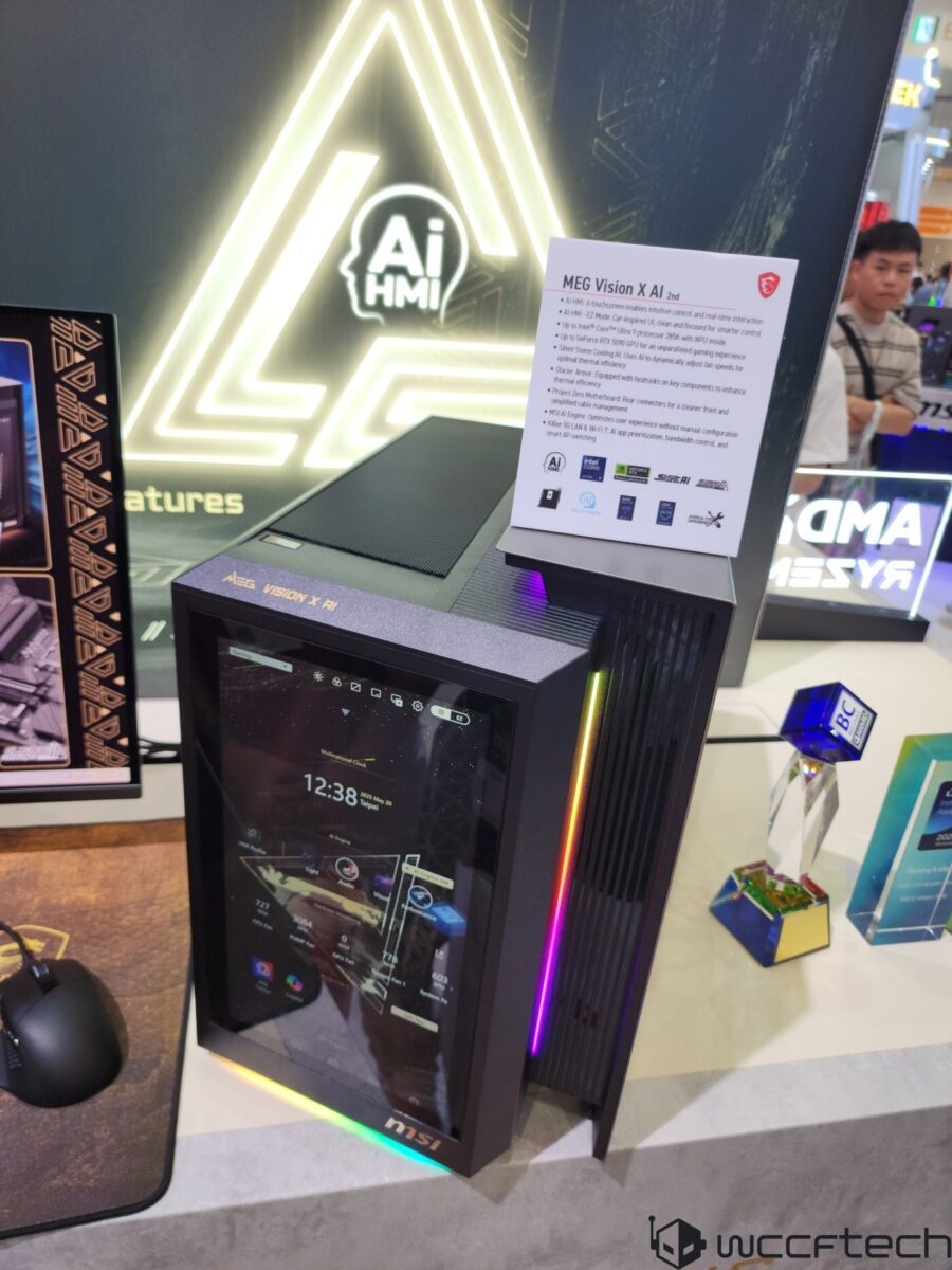 نسل دوم کامپیوتر دسکتاپ MEG Vision X AI