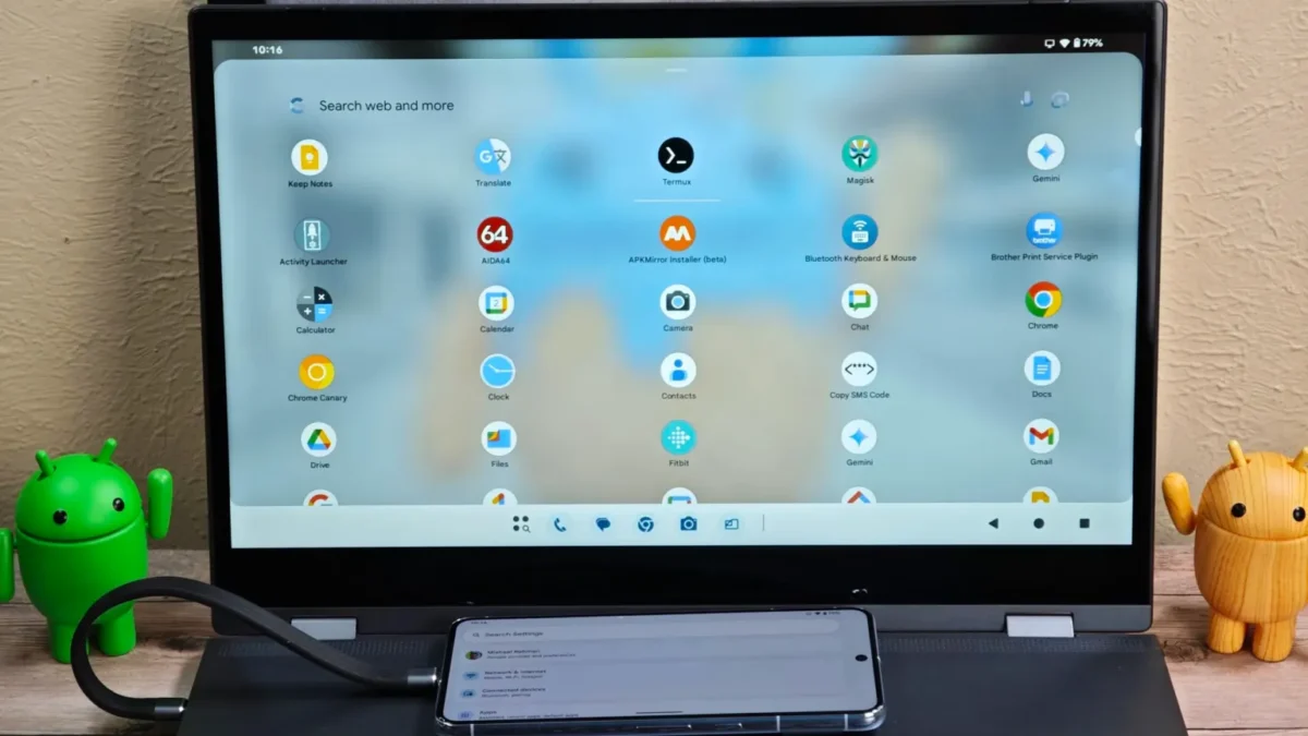 دو ویژگی اکنون با نام «پنجره‌بندی دسکتاپ روی نمایشگرهای ثانویه» در نسخه بتای Android 16 فعال شده