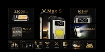 عرضه جهانی گوشی DOOGEE V Max S با تخفیف‌های ویژه و امکانات بی‌نظیر