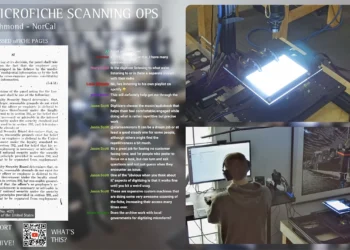 پخش زنده از پشت‌صحنه دیجیتالی‌سازی اسناد در Internet Archive