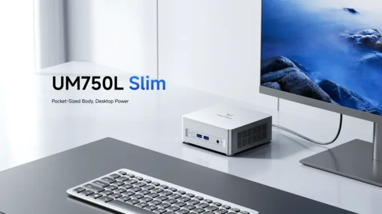 شرکت Minisforum از مدل جدید UM750L Slim با پردازنده Ryzen 5، پشتیبانی از سه نمایشگر 8K و حافظه SSD تا ۴ ترابایت رونمایی کرد؛ محصولی جمع‌وجور اما پرقدرت برای کاربران حرفه‌ای.