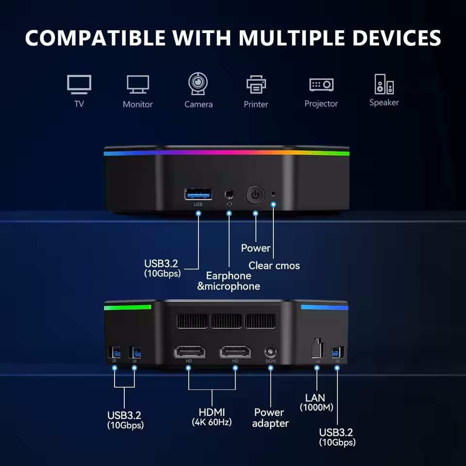 مینی‌کامپیوتر SZBox N6 با طراحی متفاوت و پشتیبانی از HDD عرضه شد