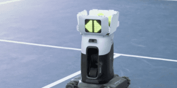 مربی تنیس رباتیک Tenniix فراتر از یک پرتاب‌کننده توپ