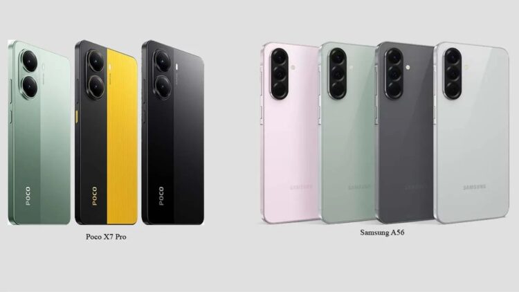 مقایسه A56 و X7 Pro