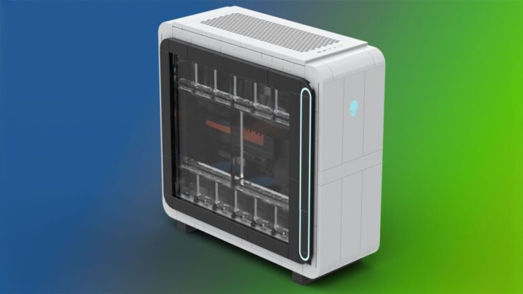 کیت لگوی Alienware Area-51 معرفی شد؛ رایانه‌ای کوچک برای کلکسیونرهای وفادار