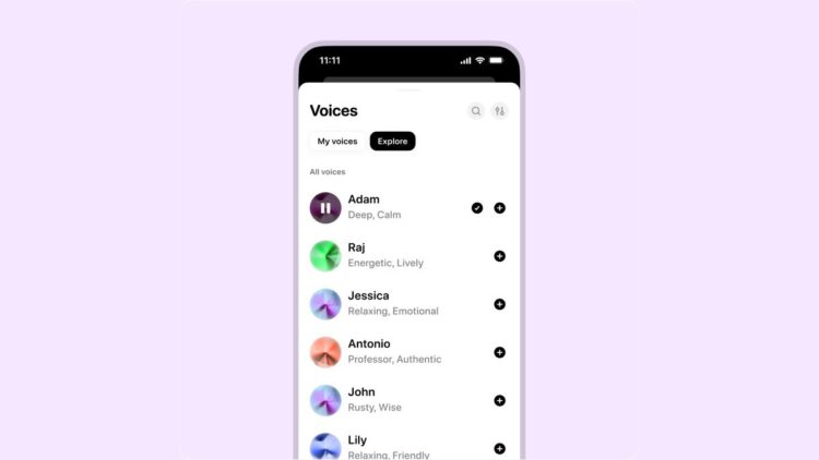 شرکت ElevenLabs اپلیکیشن موبایل مستقل تولید صدا از متن را منتشر کرد