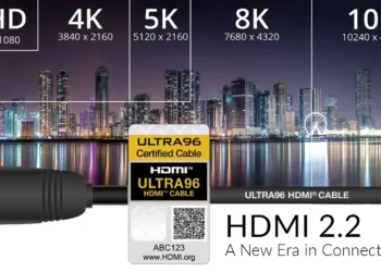 استاندارد جدید HDMI 2.2 با پشتیبانی از ویدئوی 16K و پهنای باند ۹۶ گیگابیت معرفی شد