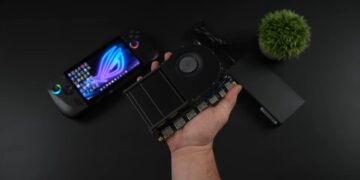 نمونه اولیه eGPU مجهز به RTX 5060، قدرت دسکتاپ را به کامپیوترهای دستی می‌آورد