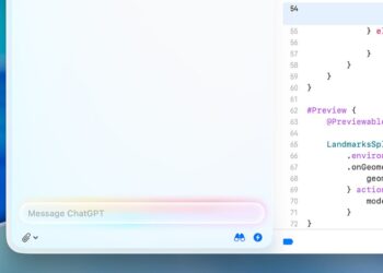 اپل ChatGPT و مدل‌های هوش مصنوعی دیگر را به Xcode 26 آورد